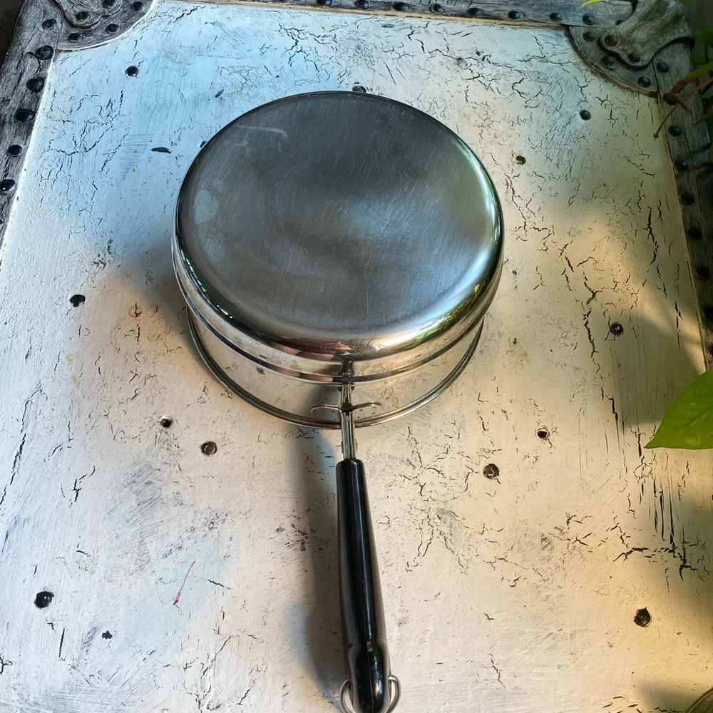 Revere Ware Upper Double Boiler Pan Stainless Steel